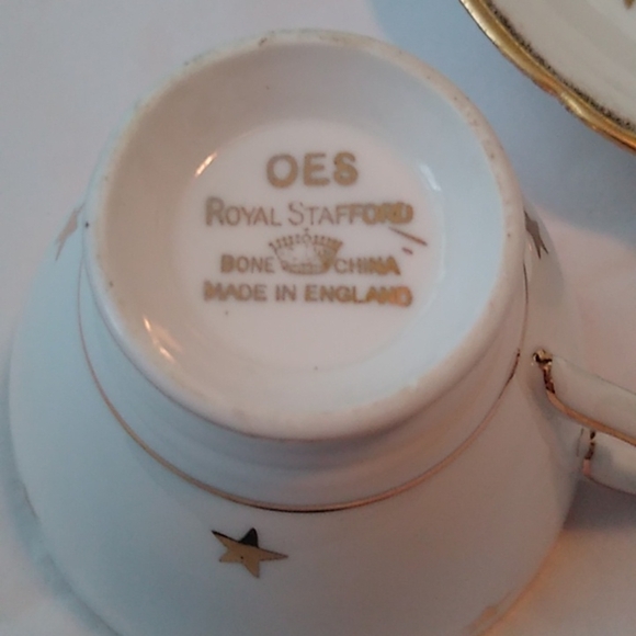 Royal Stafford Masonic Order of the Eastern Star OES Teacup + Saucer Bon… - Picture 4 of 7